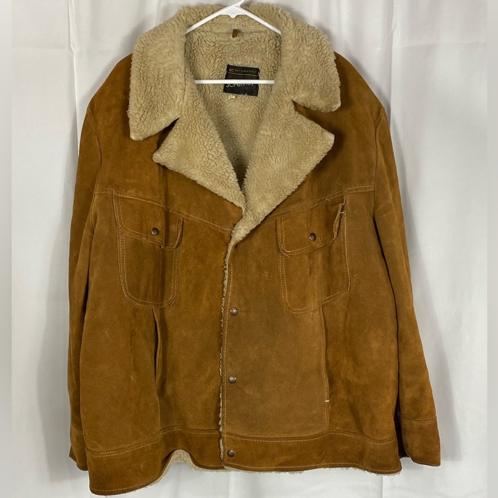 Men’s Vintage JC Penny leather coat
